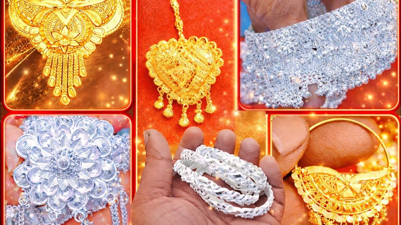 दुल्हन ज्वेलरी कलेक्शन 😍 | सोना मंगलसूत्र, मांगटीका, चांदी पायल | Latest Bridal Jewellery #shorts