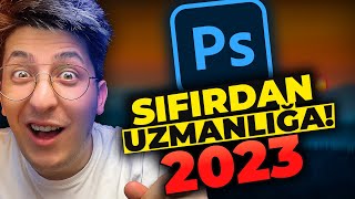 SIFIRDAN Adobe PHOTOSHOP CC 2023 Dersleri (Photoshop Nasıl Yapılır)