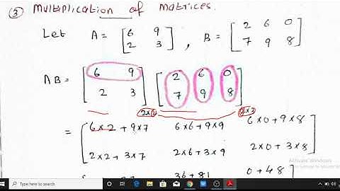 Basic Numerical Methods - Matrix Multiplication - Video - 1