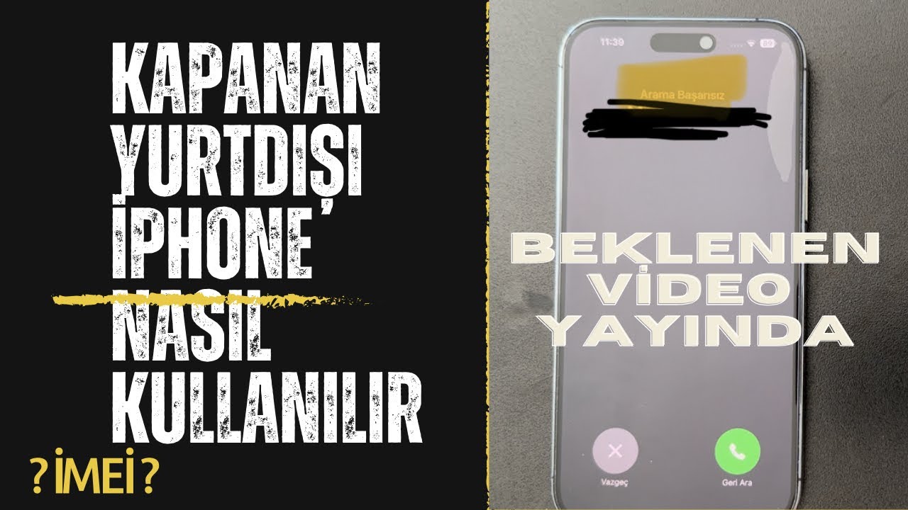 Kapanan Yurtdışı İphone Kayıtsız Nasıl Kullanılır /imei /icloud/kayıt/aramaya kapalı/arama başarısız