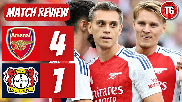 ARSENAL 4-1 BAYER LEVERKUSEN LIVE MATCH REVIEW & PLAYER RATINGS