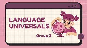 Language Universals