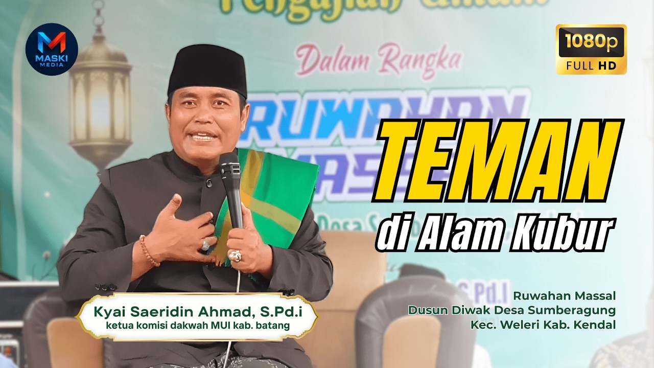 TEMAN di Alam Kubur Kyai Saeridin Ahmad Pengajian Ruwahan Massal di Dusun Diwak, Desa Sumberagung