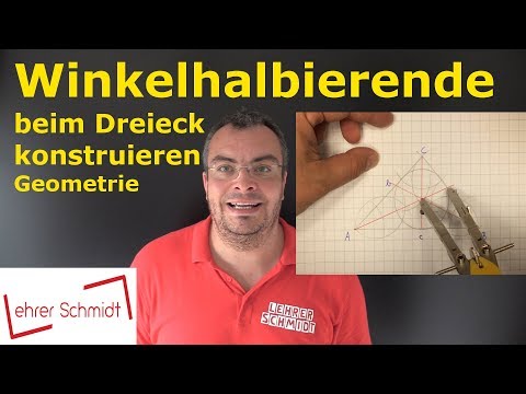 Video: Wie Zeichnet Man Die Winkelhalbierende Eines Winkels