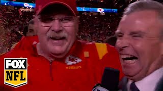 'Mahomes is the MVP' - Andy Reid on the Chiefs beating the Eagles in Super Bowl LVII | NFL on FOX