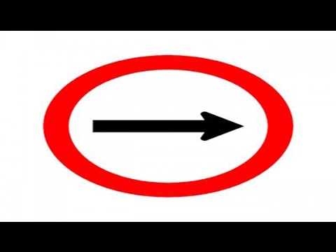 SINAL R-24a SENTIDO DE CIRCULAÇÃO DA VIA - YouTube
