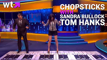 Tom Hanks, Sandra Bullock & Jonathan Ross Play Chopsticks | Best Of The Rest