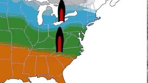 Animation of Paleoindian projectile point chronology