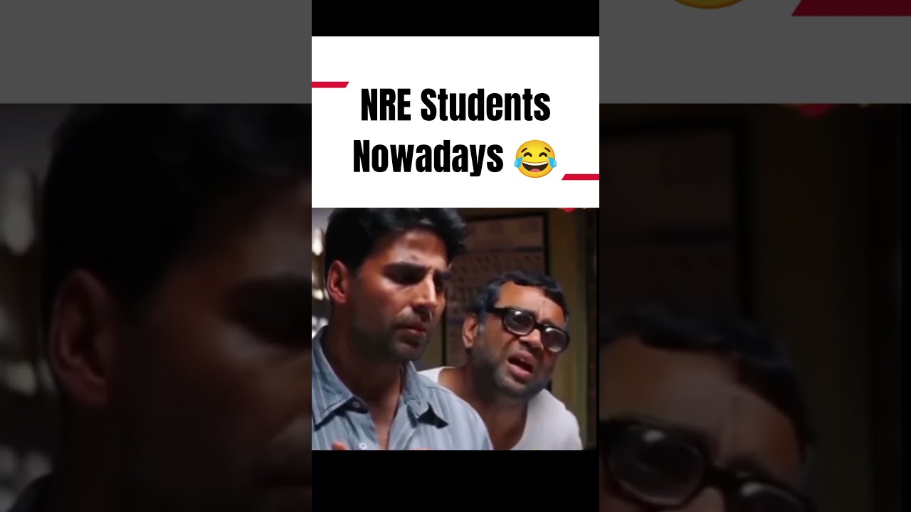 NRE students nowadays: Parhai kam, tension zyada! 😂📚