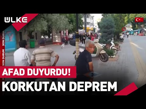 Korkutan Deprem! Kütahya Bursa ve Eskişehir Salladı #sondakika