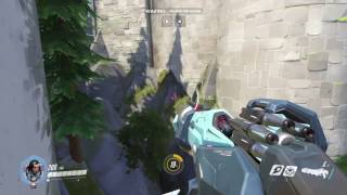 Overwatch  Eichenwalde Pharah point 1 Flank Route