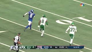 Russell Wilson MOONBALL to Beaux Collins | New York Giants vs Jets 