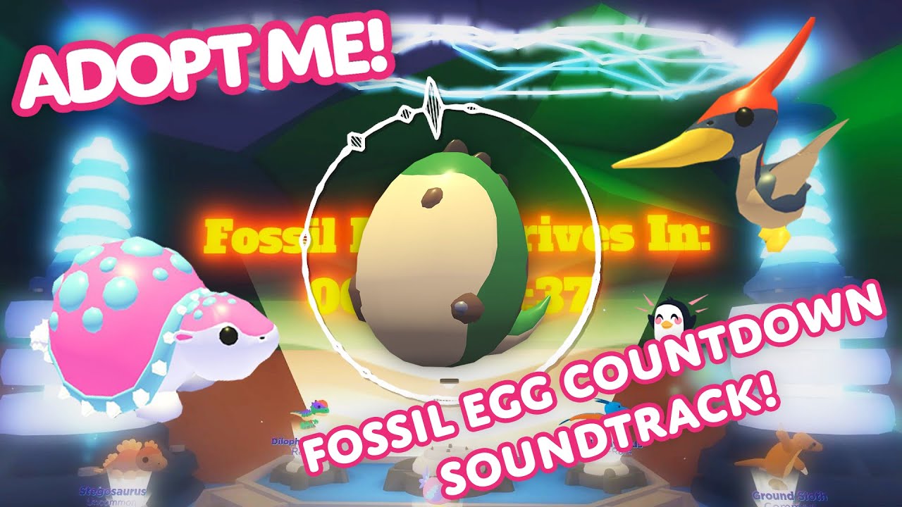 CHEGOU A ILHA FÓSSIL NO ADOPT ME - FOSSIL EGG - Roblox 