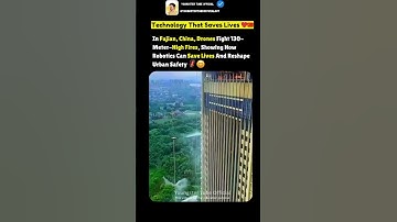 China’s Drones Took Over The Skies 😱🔥 Saving Lives In A 130‑Meter Fire