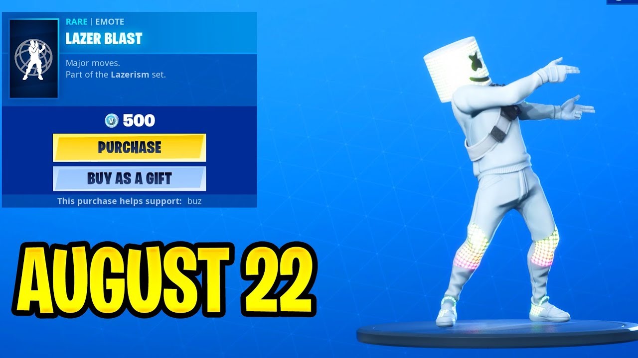 Before You Buy Lazer Blast Emote Major Lazer Bundle August 22 Item Shop Fortnite - scenario emote roblox id