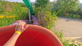 🐍 Giant Snake Water Slide 💦 At Aquaréna Mogyoród 🇭🇺