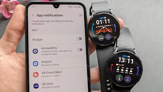 Enable or Disable Notifications for Any App Email Whatsapp etc On Samsung Galaxy Watch 6 5 4