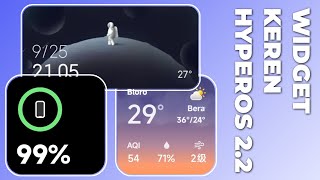 TUTORIAL BACKUP WIDGET KEREN HYPEROS 2.2 | #redminote12 #hyperos #fyp #tutorial