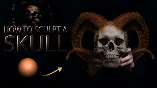 how to sculpt a skull in zbrush