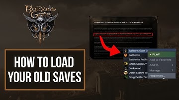 How To Load Your Old Saves in Baldur