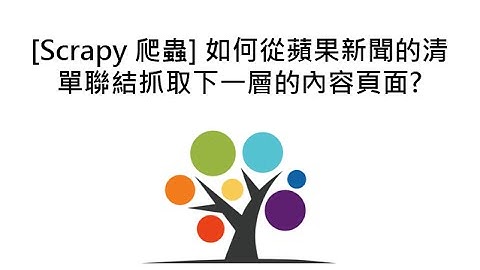 [Scrapy 爬蟲] 如何從蘋果新聞的清單聯結抓取下一層的內容頁面?