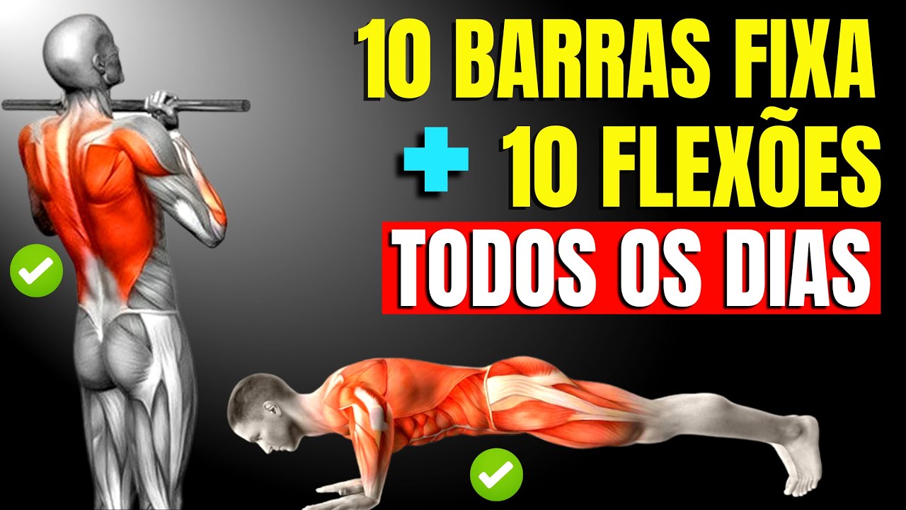 Como a Flexão de Braço e a Barra Fixa podem transformar seu corpo ...