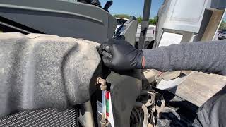 BOBCAT E32 (2020 Mini Excavator )How to replace hydraulic fluid