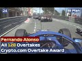 All 128 Overtakes From Fernando Alonso in 2021 (Crypto.com Overtake Award Runner-up)