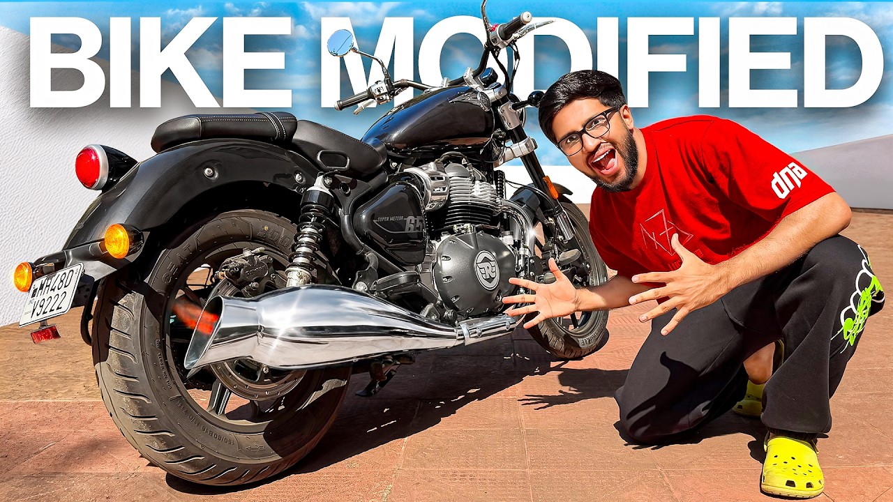 NEW SUPER METEOR 650 MODIFCATION !