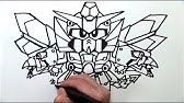 Sdガンダムのキャラクターを描こう シャア専用ザク編 Youtube