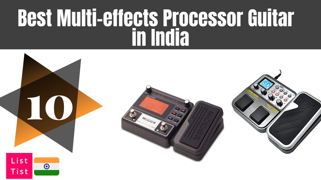 10 Budget Multi effects Processor Guitar in India - LT - YouTube