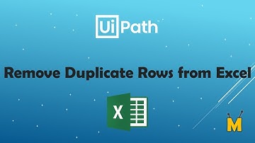 UiPath | Remove Duplicate Rows from Excel | How to delete duplicate rows from Excel in UiPath