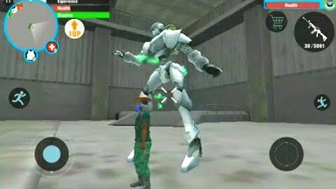 Fighting with Robot | Real Gangster Crime(Naxeex Studio)