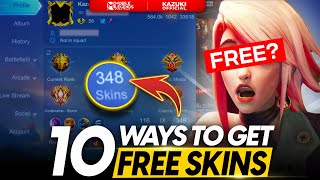 10 FREE WAYS TO GET SKINS IN MOBILE LEGENDS