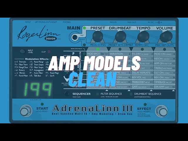 Adrenalinn III - Amp Models | Clean 🎧 (Complete Test) 🎧 class=