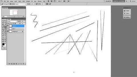 Photoshop Tutorial - Drawing Straight Lines