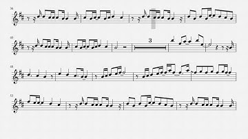 Alto Sax - Careless Whisper - George Michael (Sheet Music) - by Mytza Handbalistu