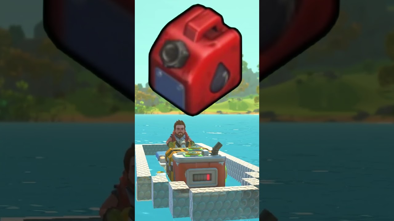 Нефтеперекачивающая станция в Scrap Mechanic! 