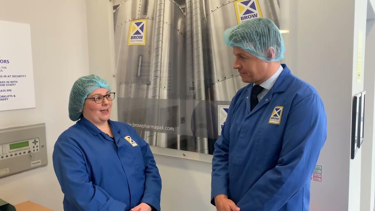 Vickerstock visits Brow Packaging Northern Ireland