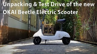 The new OKAI Beetle Electric Scooter: unpacking, assembly, full review and test drive