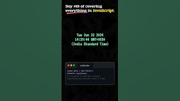 date, getDay & getDate methods in JavaScript | #javascript #programming #coding