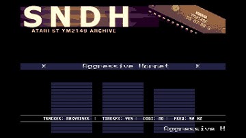 Aggressive Hornet by gwEm (Atari ST maxYMiser music) 1080p50