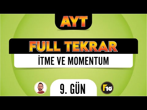 İtme ve Momentum | AYT Fizik Full Tekrar Kampı | 9.Gün | 2023 | #fulltekrar