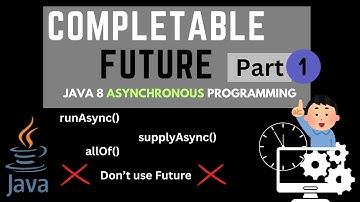 Java 8 CompletableFuture LIVE Code Demo  + Tutorial | runAsync() ,supplyAsync() | Async | Part 1