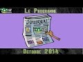 Programme 1up gaming octobre 2014