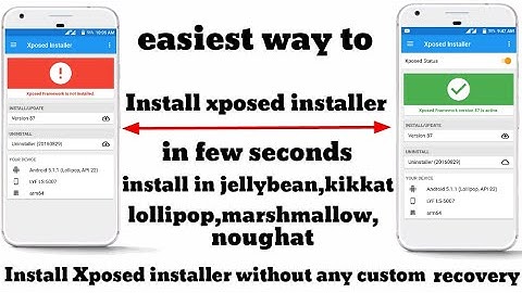 Install xposed installer lollipop without any custom recovery