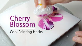 (663) Cherry Blossom | Easy Painting ideas | Acrylic Painting for beginners | Designer Gemma77