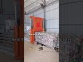 160 Ton Square Pipe Horizontal Baler | 950KG PET Bottle Baling Test (High Density)