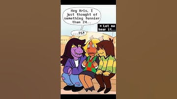 Kris and Susie Broke Noelle’s Brain #deltarune #kris #undertale #deltarunecomicdub #shorts