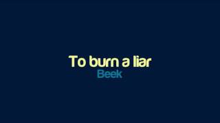 Beek - To Burn A Liar